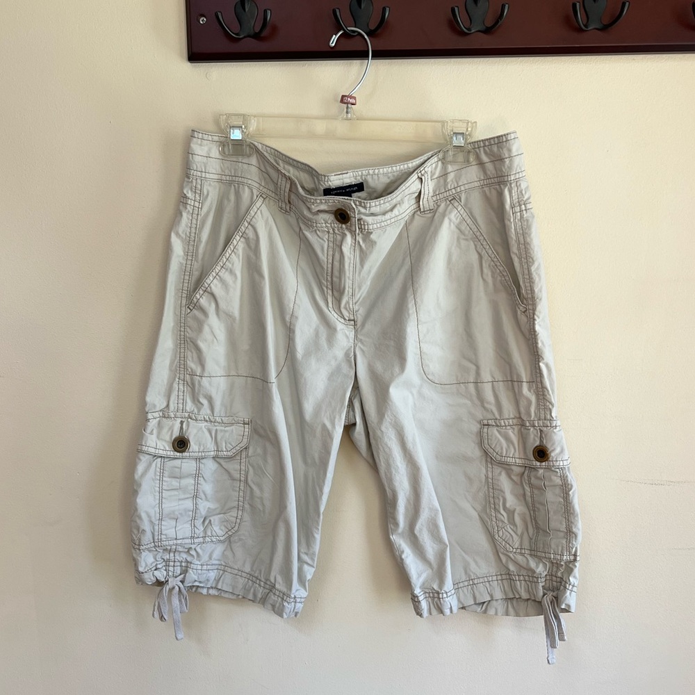 Vintage Tommy Hilfiger Cargo Shorts Bermuda Knee Length Size 12